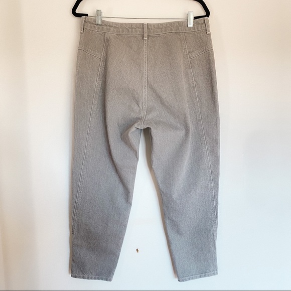 NWT Topshop Gray MOM Jeans - Picture 6 of 10